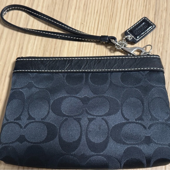 Coach Black Wristlet Clutch - Picture 2 of 5